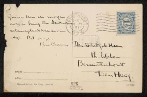 Rie Cramer, Prentbriefkaart aan Philip Zilcken