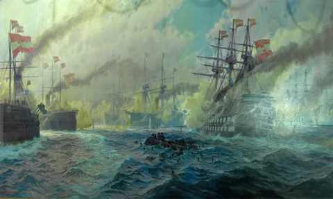 Alexander Kircher, The Battle of Lissa on July 20, 1866