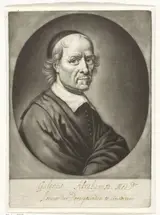 Michiel van Musscher, Portret van Galenus Abrahamsz. de Haan