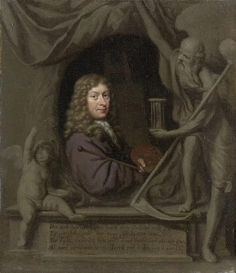 Michiel van Musscher, Self portrait