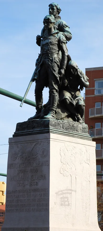 Charles Keck, Meriwether Lewis and William Clark Sculpture