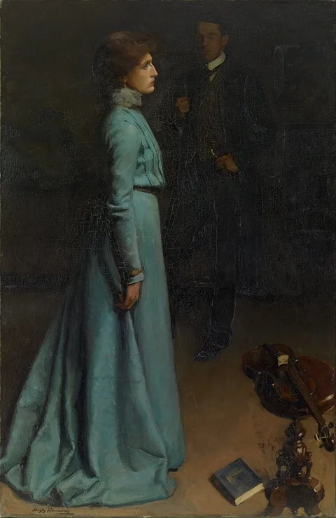 Hugh Ramsay, The lady in blue (Mr and Mrs J ...