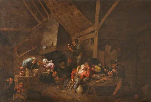 Cornelis Droochsloot, Tavern Scene
