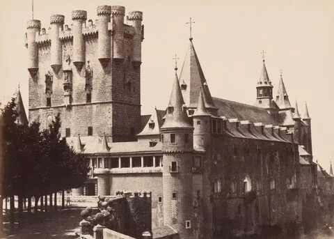 Charles Clifford, Segovia, Façade of the Alcazar and Moorish Tower