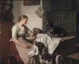 Adolf Eberle, Feeding the dogs