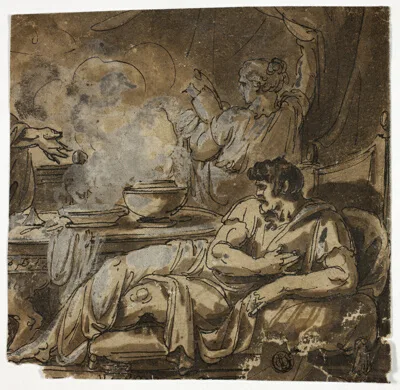Felice Giani, Magician Healing Sick Man