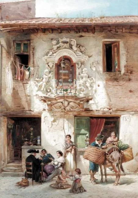 Ludwig Passini, Roman Street Scene