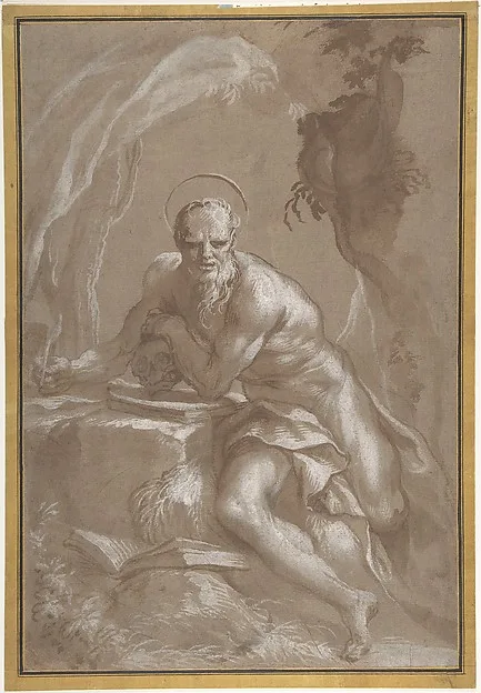 Domenico Piola, Saint Jerome in the Wilderness