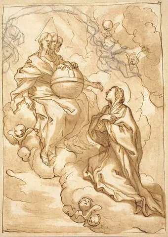 Domenico Piola, Blessed Maria Vittoria Fornari's Vision of the Trinity