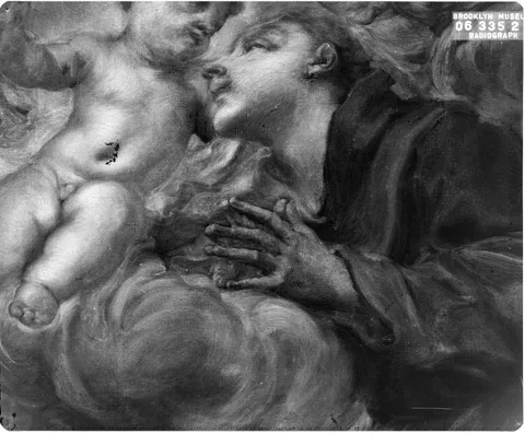 Domenico Piola, Appearance of the Christ Child to Saint Anthony of Padua