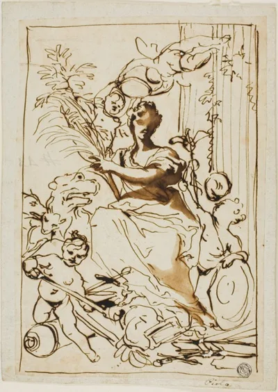 Domenico Piola, Allegory of Victory
