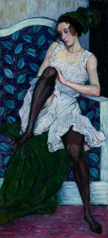 Wilhelm List, Young Woman in Undergarments
