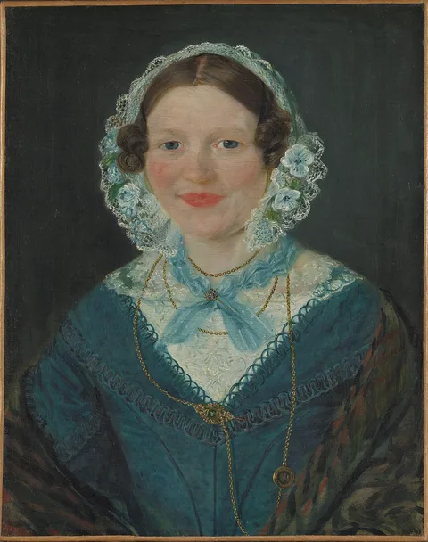 Mathias Stoltenberg, Portrait of Engel Marie Delphin, b. Lange