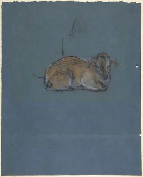 John Macallan Swan, Studies of a young goat