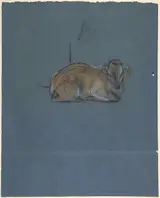 John Macallan Swan, Studies of a young goat