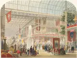 John Absolon, General View of the Interior, from "Recollections of the Great Exhibition, 1851"