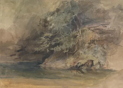 John Absolon, Trees by a Pool