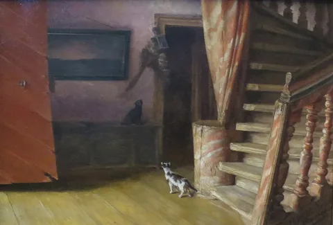 Marcus Grønvold, Staircase in the Rosendal Manor