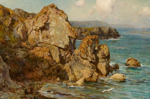 Ernest Waterlow, A Rocky Coast