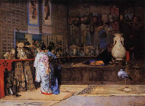Edouard Castres, At the Japanese market