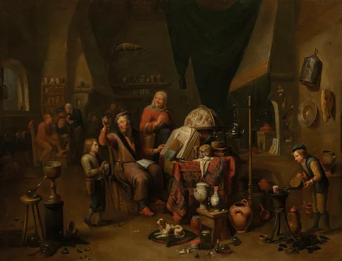 Gerard Thomas, A Physician in his Study