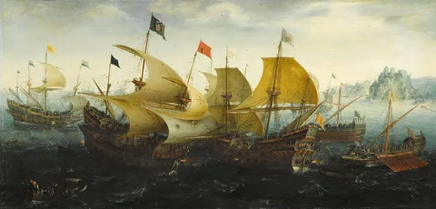 Aert Anthoniszoon, The battle of Cadix