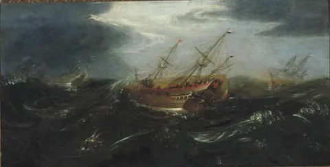 Aert Anthoniszoon, Ships in a storm