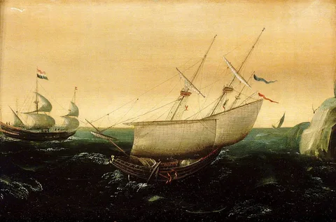 Aert Anthoniszoon, A Dutch ship close-hauled