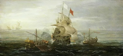 Aert Anthoniszoon, A French Ship and Barbary Pirates