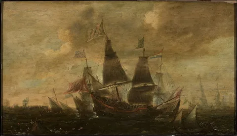 Aert Anthoniszoon, Sea battle