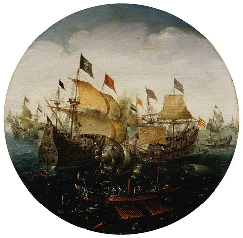 Aert Anthoniszoon, Sea Battle between Dutch and Spanish Ships