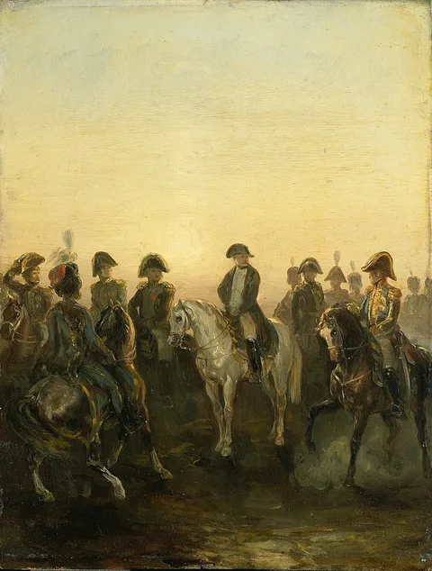 Charles Rochussen, Napoleon with his Staff