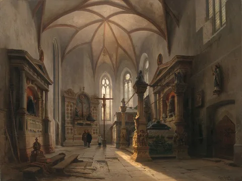 Carl Graeb, St. Andreas church near Eisleben