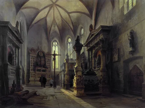 Carl Graeb, Funeral monuments of the Counts  zu Mansfeld in Andreaskirche Eisleben