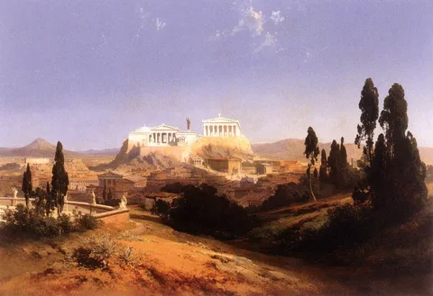 Carl Graeb, View of Athens