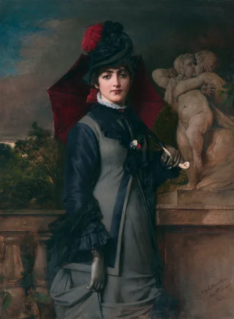 Toby Edward Rosenthal, A young woman with a parasol