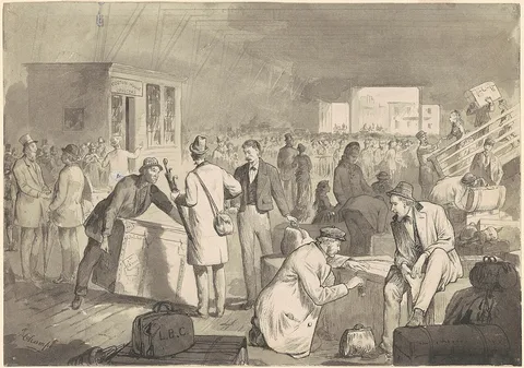 James Wells Champney, Customs Shed