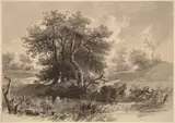 Regis Francois Gignoux, The Trees, Bedford, New York