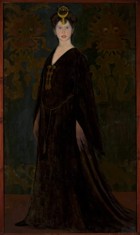 Jan Rembowski, Portrait of Alina Glassowa née Bondy.
