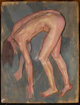 Jan Rembowski, Bowing nude.