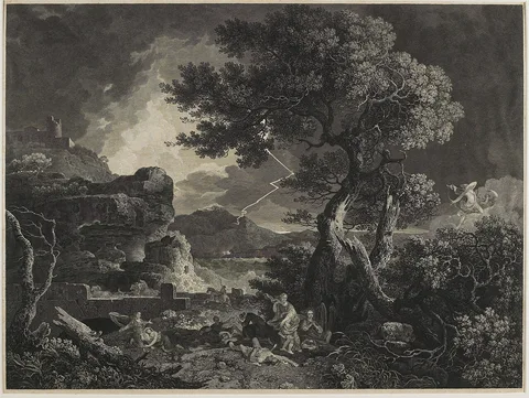 William Woollett, The Destruction of the Children of Niobe