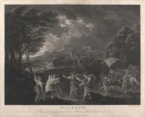 William Woollett, Macbeth and the Witches