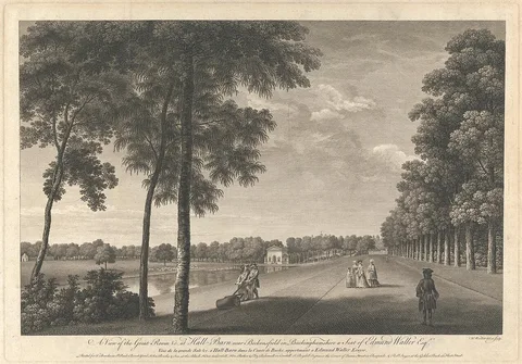 William Woollett, A View of the Great Room, etc. at Hall-Barn