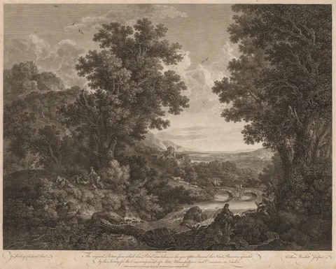 William Woollett, Landscape