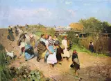 Lajos Deák Ébner, Harvesters Returning Home