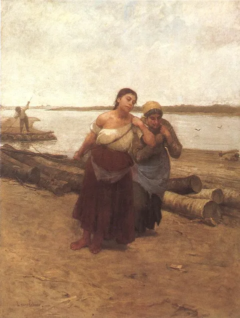 Lajos Deák Ébner, Barge Haulers