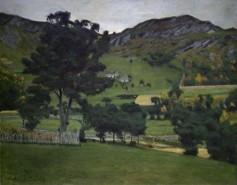 Bernt Tunold, View of Djupdalen in Selje