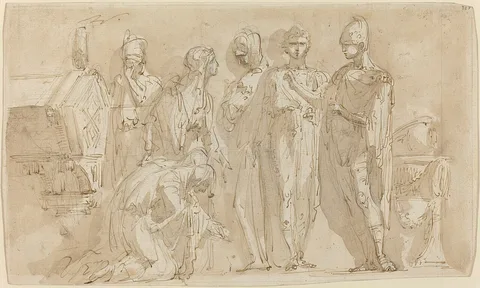Giuseppe Bernardino Bison, Coriolanus before the Women of Rome