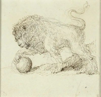 Giuseppe Bernardino Bison, Lion with Ball