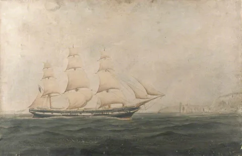 John Clayton Adams, A clipper near the Needles